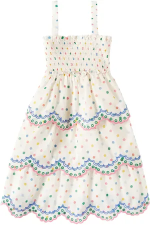 ZIMMERMANN Vestido Everley de algodón fruncido con lunares