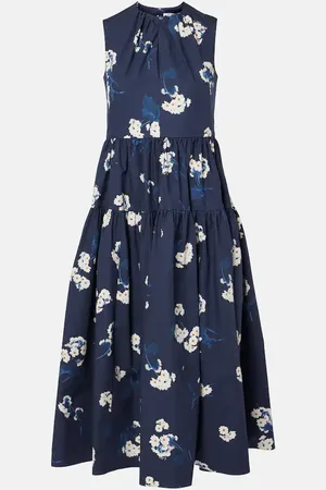 Erdem Vestido midi de algodón