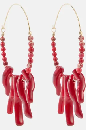Isabel Marant Pendientes de aro Jolana adornados