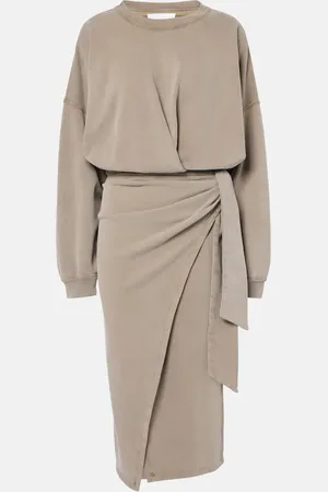 Marant Etoile Vestido midi Sandrina de algodón