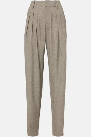 Isabel Marant Pantalones tapered Iwena de mezcla de algodón