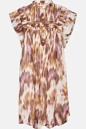 Marant Etoile Vestido corto Leazali de algodón