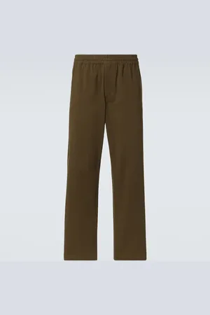 Burberry Pantalones rectos de algodón
