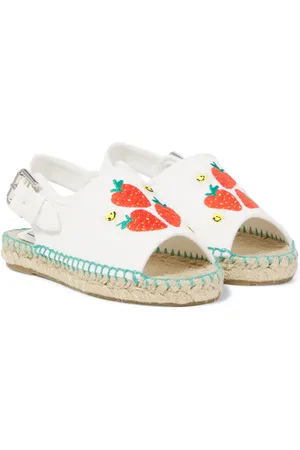 Stella McCartney Alpargatas de lona bordadas
