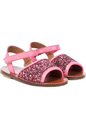 PèPè PèPè Sandalias de piel con glitter