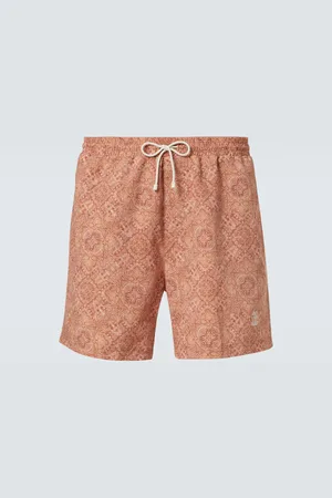 Brunello Cucinelli Bañador con logo