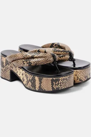 DRIES VAN NOTEN Sandalias de piel