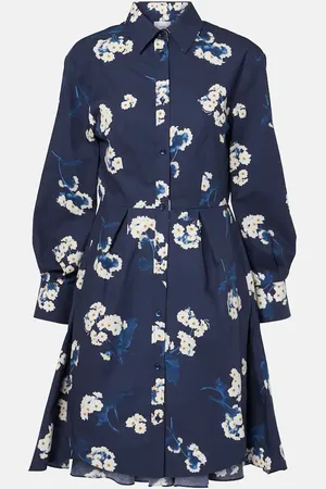 Erdem Vestido camisero de algodón