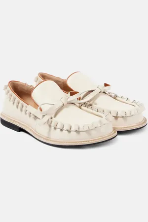 J.W.Anderson Mocasines de piel con volantes