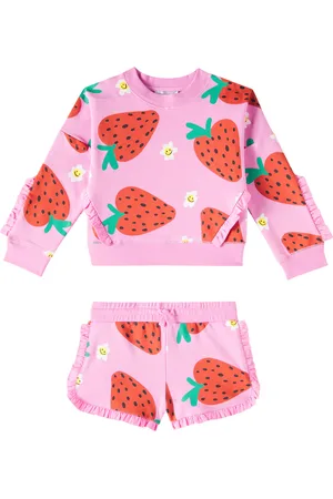 Stella McCartney Set de sudadera y shorts de algodón