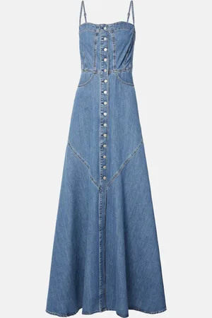 AG Jeans Vestido largo Seville de denim