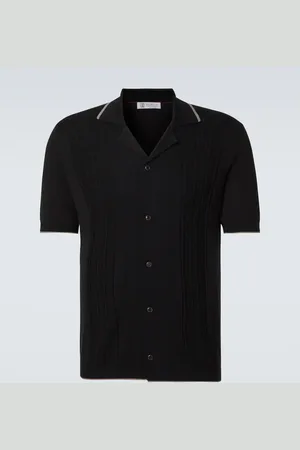 Brunello Cucinelli Camisa en punto de algodón