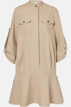 Loewe Vestido camisero de algodón