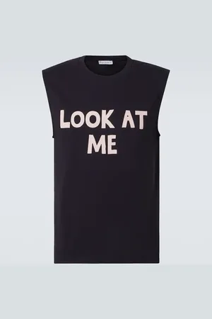 J.W.Anderson Tank top de algodón estampado