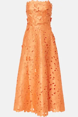 Costarellos Vestido bustier Lorina de encaje