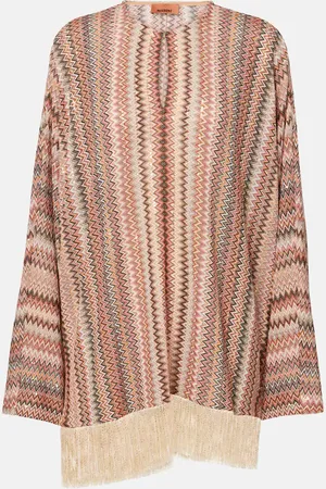 Missoni Blusa de lamé en zigzag con flecos