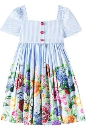 Dolce & Gabbana Vestido de algodón floral