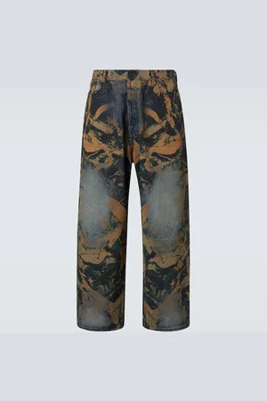 Acne Studios Jeans anchos 2023 estampados