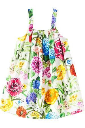 Dolce & Gabbana Vestido de algodón floral