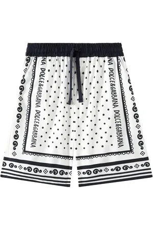 Dolce & Gabbana Shorts Bandana de popelín de algodón