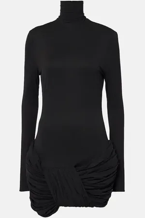 MAGDA BUTRYM Vestido corto en mezcla de seda