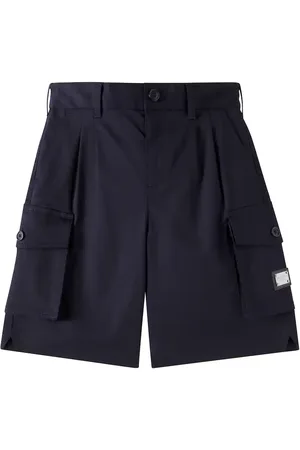 Dolce & Gabbana Shorts de gabardina de algodón