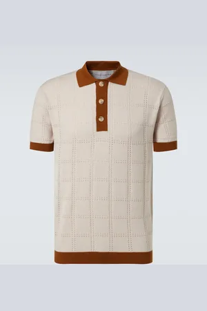 King & Tuckfield Polo de lana a cuadros