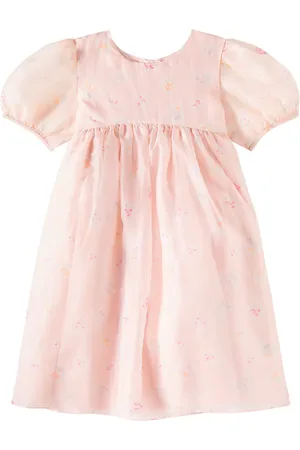 BONPOINT Vestido Elmae de seda floral