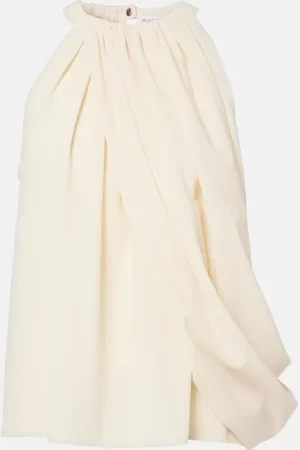 J.W.Anderson Top drapeado de mezcla de lana