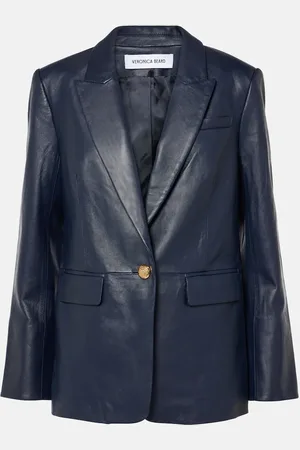 VERONICA BEARD Blazer Vega de piel