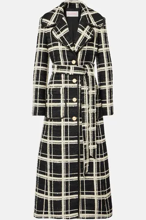 VALENTINO Abrigo Mossi de tweed de mezcla de lana
