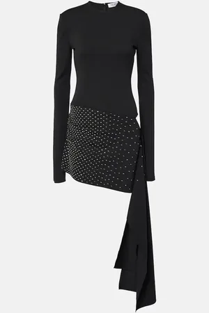 The Attico Vestido corto Sash adornado