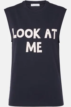 J.W.Anderson Tank top de jersey de algodón estampado