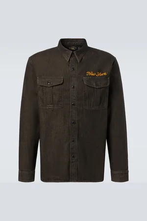 Ralph Lauren Camisa en denim con logo