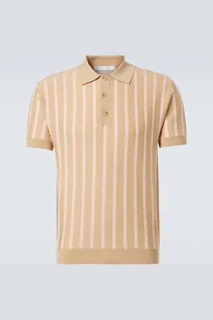 King & Tuckfield Polo de lana a rayas
