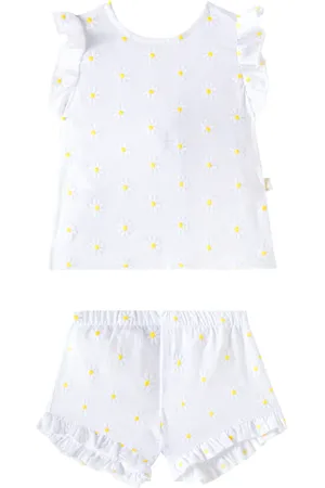 Il gufo Bebé - set de top y shorts de algodón