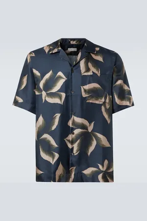 DRIES VAN NOTEN Camisa de seda estampada
