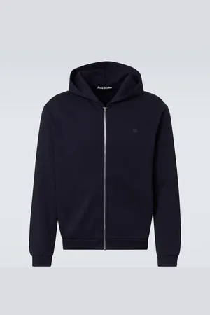 Acne Studios Sudadera Face en jersey de algodón