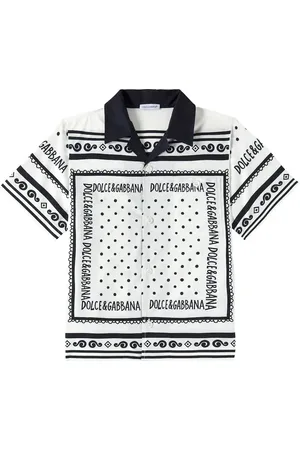 Dolce & Gabbana Camisa Bandana de popelín de algodón