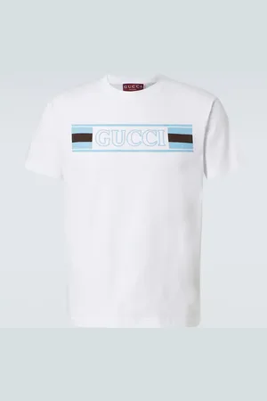 Gucci Camiseta Web de jersey de algodón