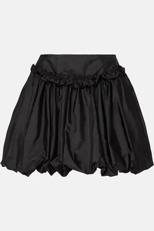 Simone Rocha Minifalda de tafetán fruncida