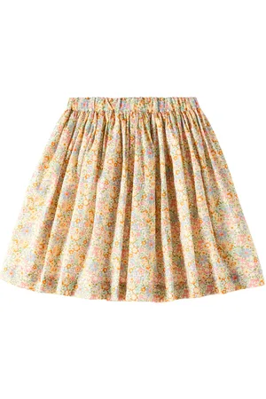 BONPOINT Falda Suzon de algodón floral