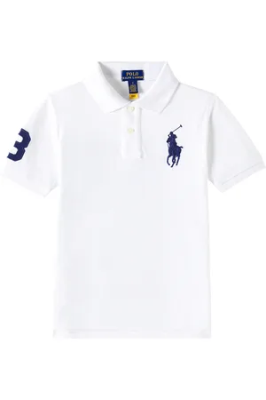 Ralph Lauren Polo en piqué de algodón bordado