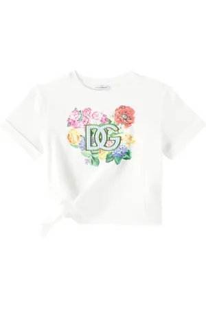 Dolce & Gabbana Camiseta DG de algodón floral