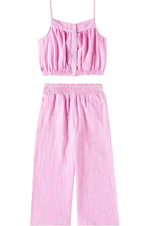 Ralph Lauren Set de top y pantalones de lino y algodón