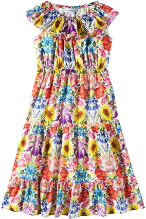 Tartine Et Chocolat Vestido de algodón floral
