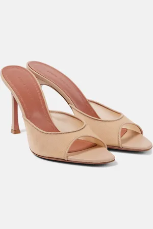 Amina Muaddi Mules Alexa 95 de malla