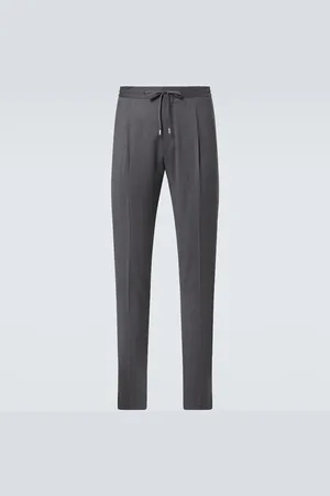 LARDINI Pantalones chinos de lana virgen