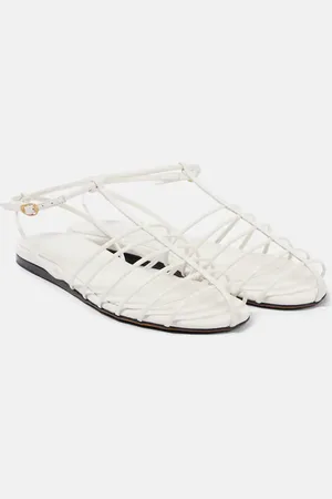Proenza Schouler Sandalias de pescador Tee Cage de piel