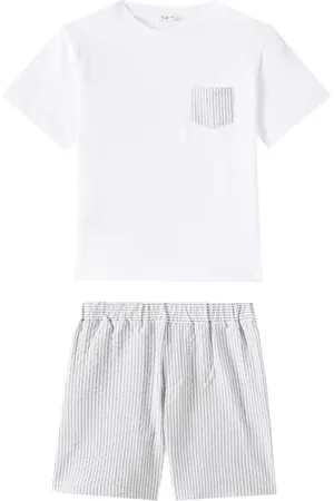 Il gufo Set de camiseta y bermudas de algodón